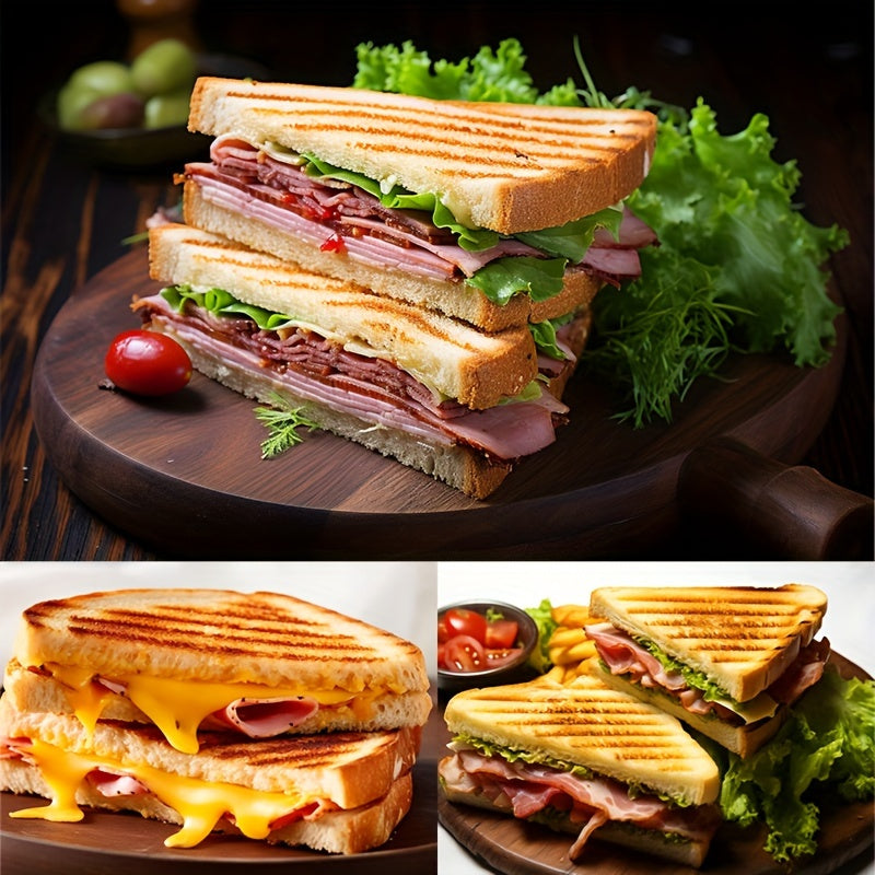 Universal Microwave Crisper Pan - Aluminum Non-Stick Toaster Oven Cookware for Crispy Results - Versatile Sandwich and Snack Maker