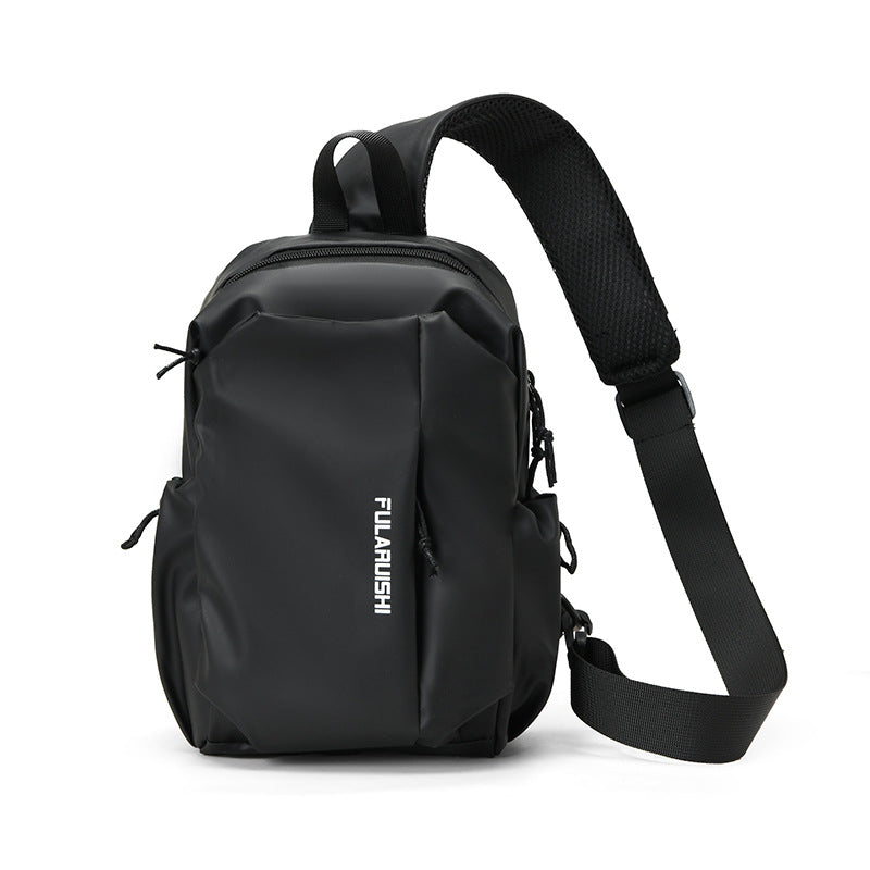 2025 messenger bag men's versatile casual breast bag backpack ins fanny pack trendy cool small satchel women's storage shoulder bag