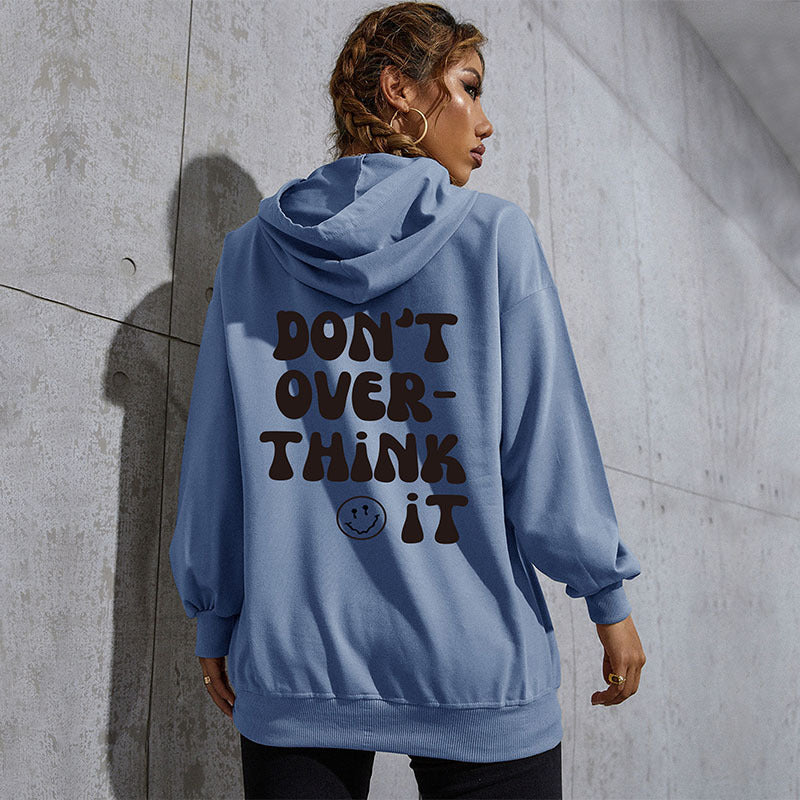 LOVEVOP popular New Autumn and Winter Leisure Sports Hoodie South East Asia Cross-border Hot Trade Women's Letter Printed Hooded