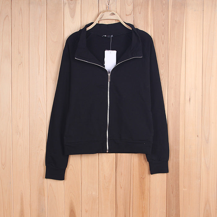 LOVEVOP New Hot Trade Women's Clothing European Casual Stand-up Collar Baseball Jacket Women's Jacket Loose Wholesale