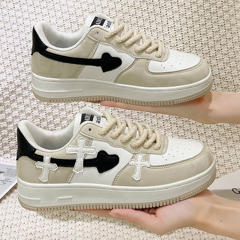 Thanksgiving lovevop New Designer Women Sport Shoes Fashion Vulcanized Sneakers Women Casual Shoes Luxury Ladies Flats Quality Walking Sneakers