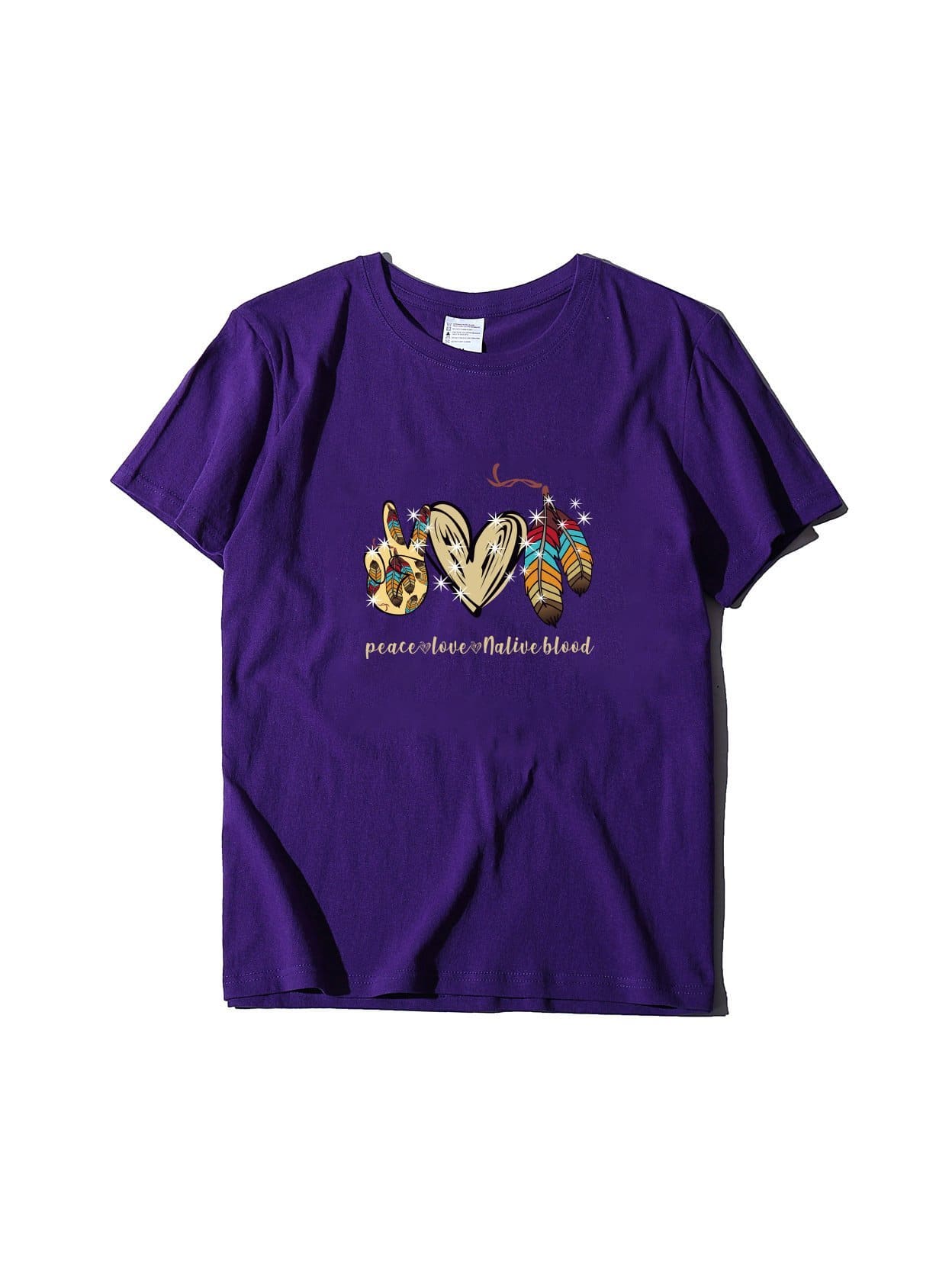 lovevop Fashion Casual Versatile Women Printed T-Shirt