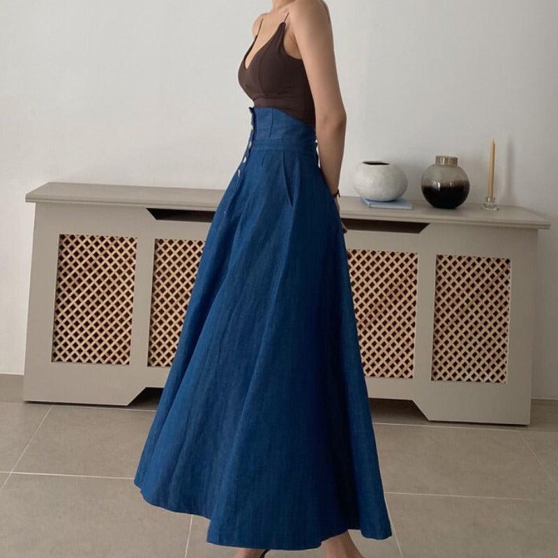 lovevop Niche V-neck Knitted Camisole & High-waisted Skirt Suits Set