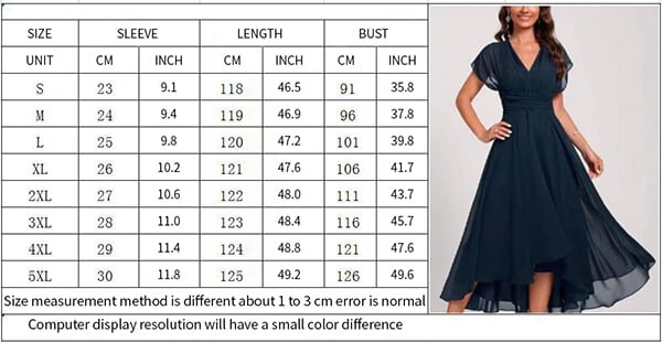 Fashion chiffon splicing V-neck dress