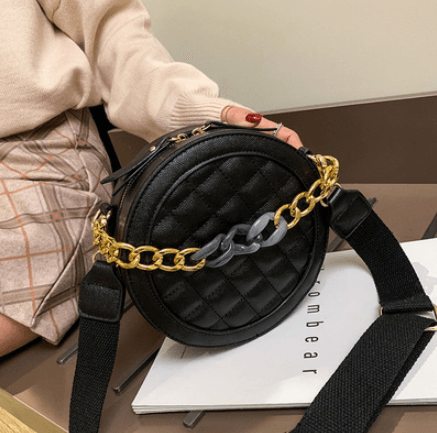 lovevop Large capacity single shoulder slung small round bag