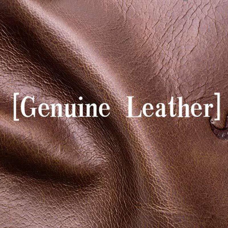 lovevop Men Genuine Leather Multi-Pocket Anti-Theft Wear-Resistant Vintage Casual Crossbody Bag Chest Bag
