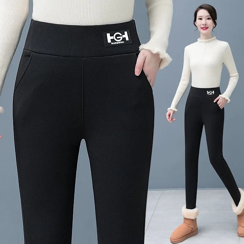Women’s Fashionable Thermal Cashmere Slim Pants