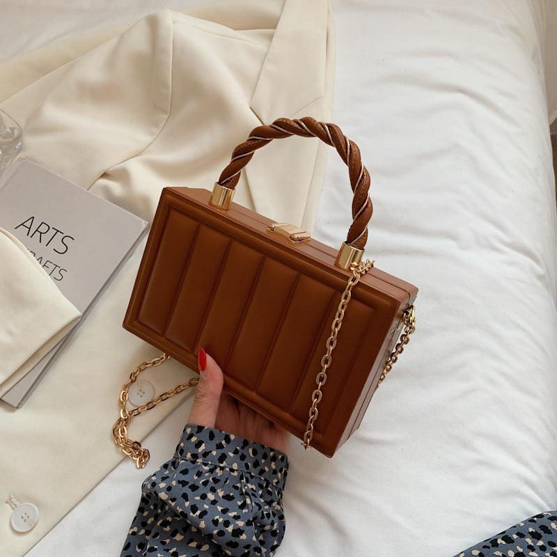 lovevop Crossbody Small Square Bag Wild Twist Single Shoulder Bag