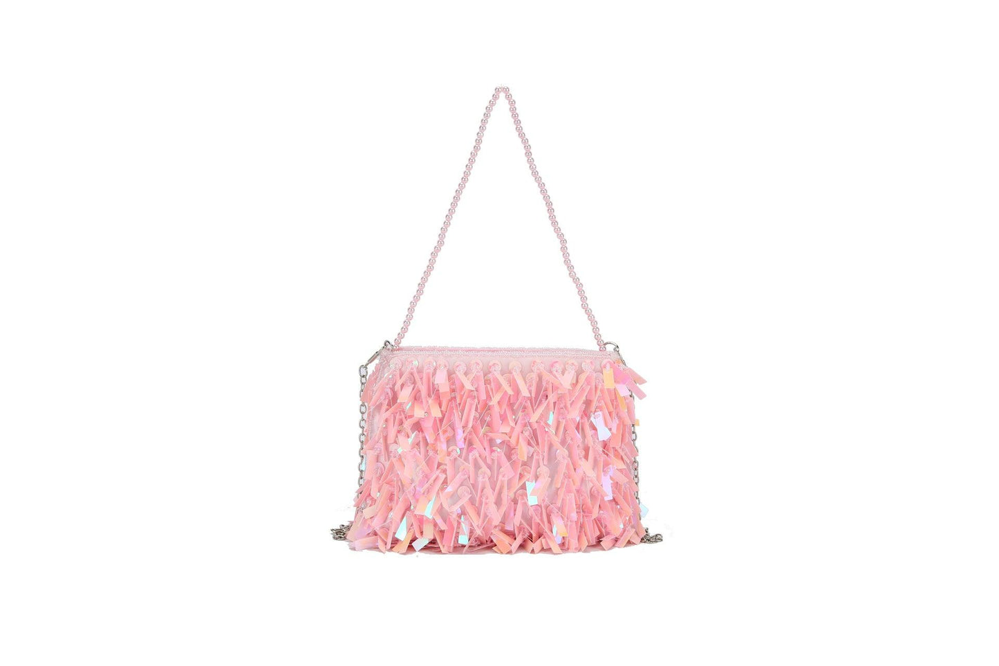lovevop Women's Fashion Retro Sequin Tassel Handbag