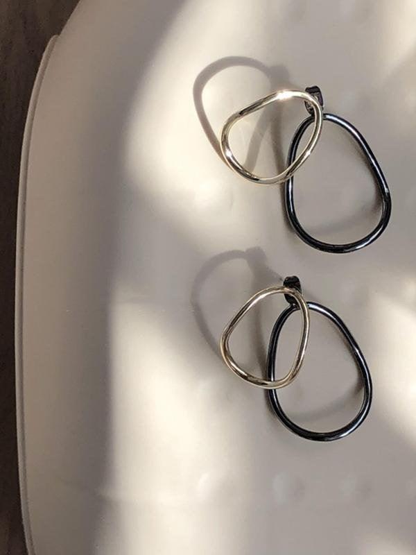 lovevop Drop Pendent Simple Earrings