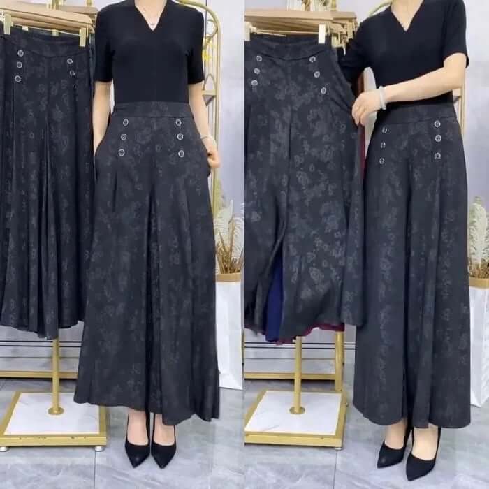 NEW LATEST DESIGNABLE ICE SILK PALAZZO PANTS COOL & COMFY PALAZZO PANTS