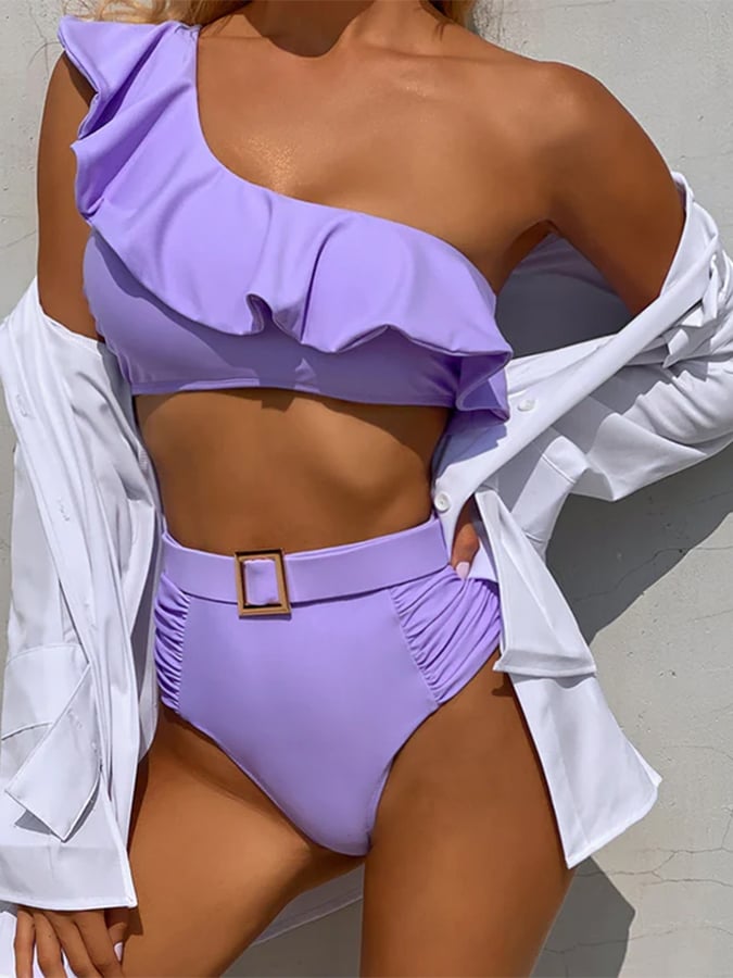 Ruffle Swimsuit Set