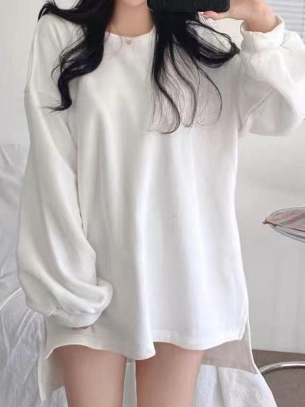 lovevop Casual Loose V-neck Knitted Sweater Vest