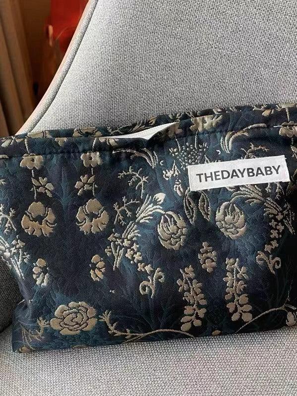 lovevop Vintage Embroidered Makeup Handbag