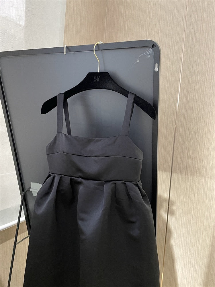 lovevop Classy Dinner Sling Black Dress