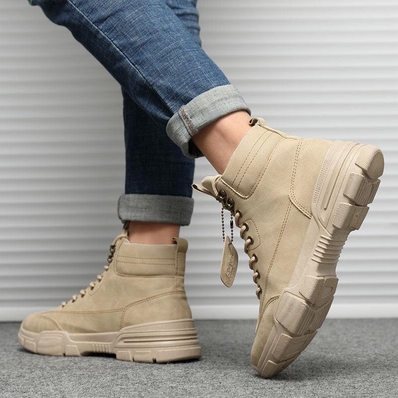 lovevop High-top Martin boot men's overalls