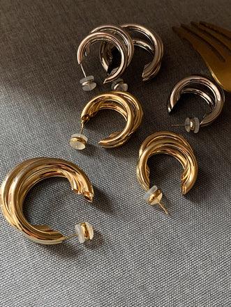 lovevop Versatile Minimalist 925 Silver Needle Earrings