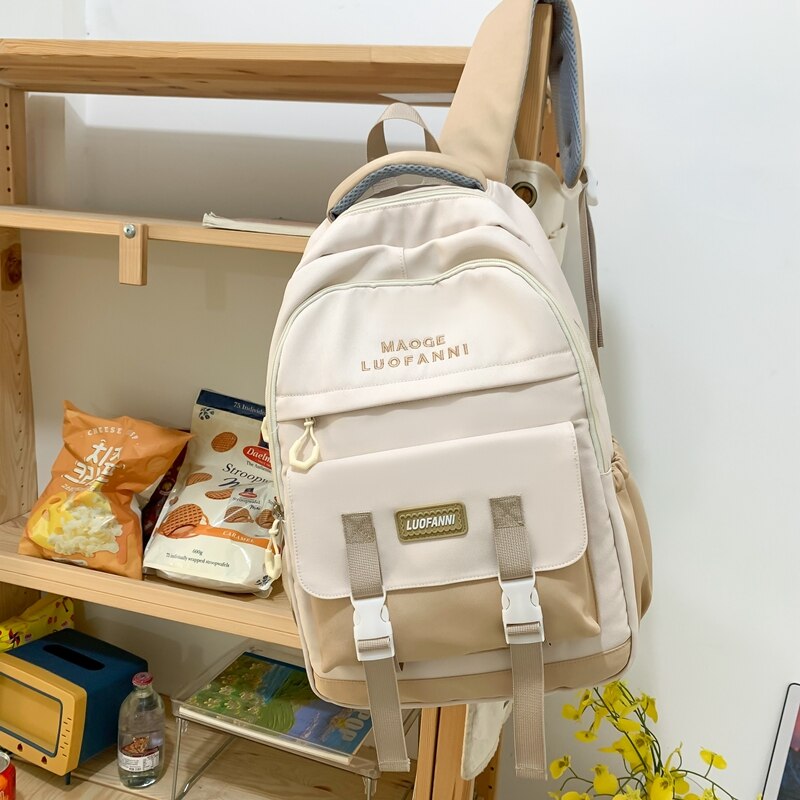 maoxiangshop - Cool Graffiti Large-capacity Backpack Women Man Waterproof School Bags for Teenagers Geometric Travel Backpack Ladies Bookbags