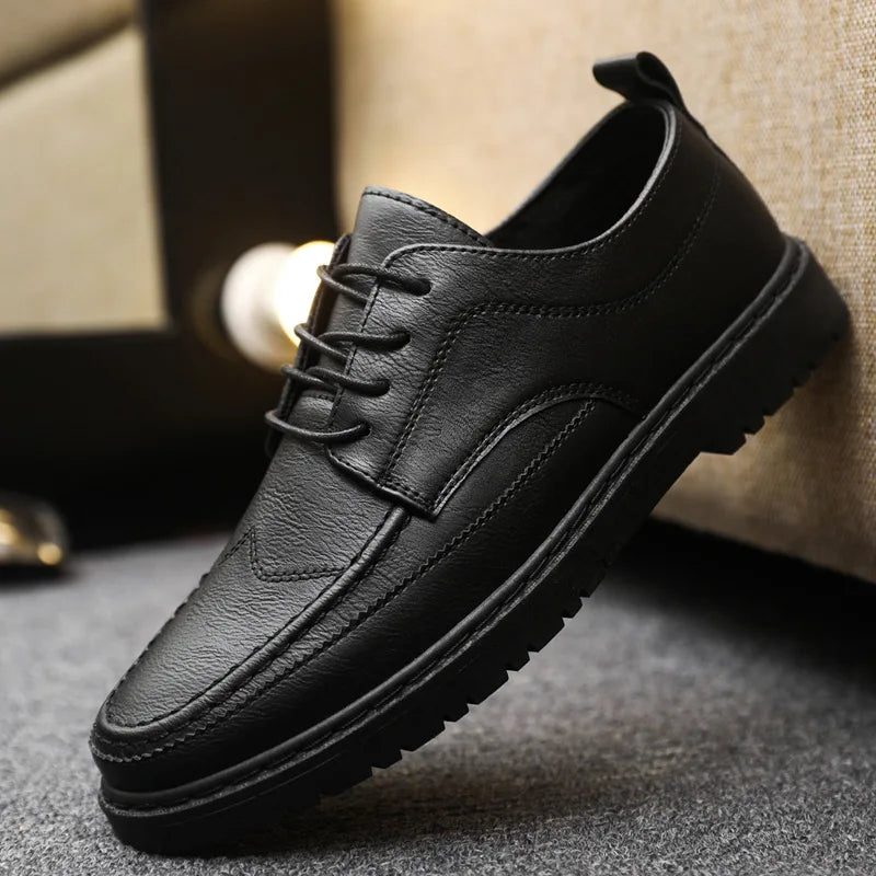 lovevop-Spring New Bullock Men Classic Business Formal Shoes Men Oxford Shoes Men Dress Shoes Business Formal Shoes Man