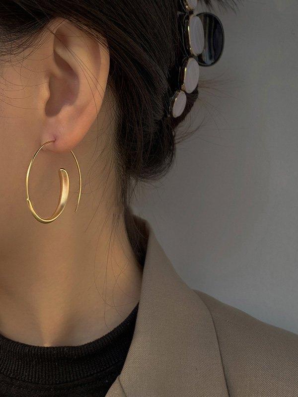 lovevop Normcore Geometric Matte Earrings