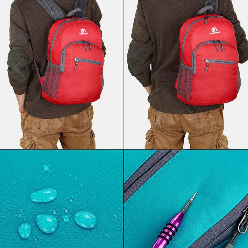 lovevop Women & Men Nylon Super Light Waterproof Foldable Portable Outdoor Sports Mountaineering Backpack