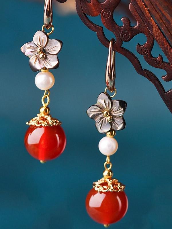 lovevop Original Agate Shell Eardrop