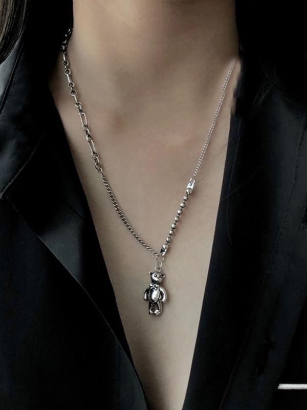 lovevop Multi-Layer Ring Smiley Face Star Set Chain