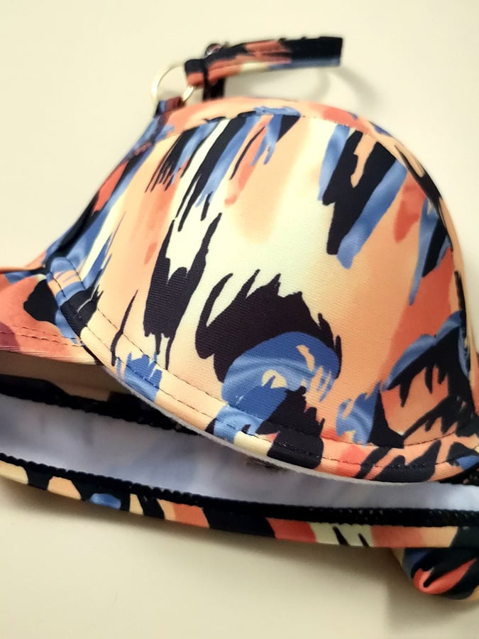 Leopard Print Mesh Sunscreen Cover Split Bikini Set