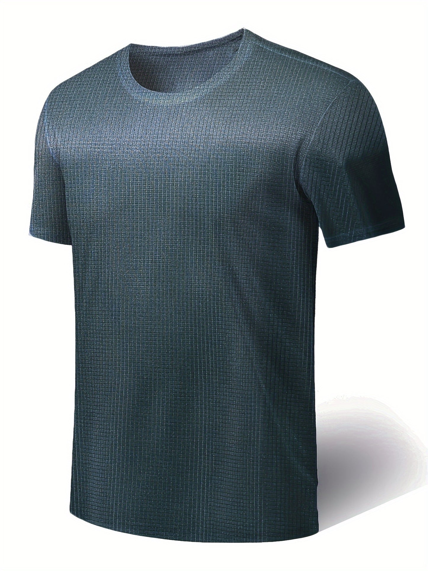 Quick-Drying Men's Activewear T-Shirt - Lightweight, Breathable, Stretchy - Perfect for Indoor and Outdoor Fitness