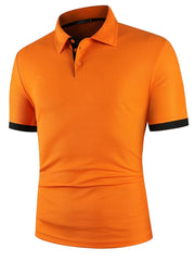 「lovevop」Men's Casual Lapel Short Sleeve Polo Shirts
