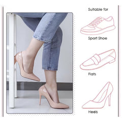 「lovevop」5D Adjustable Memory Foam Insoles for Women - Breathable, Wear-Resistant, and Perfect for Running and Sports!