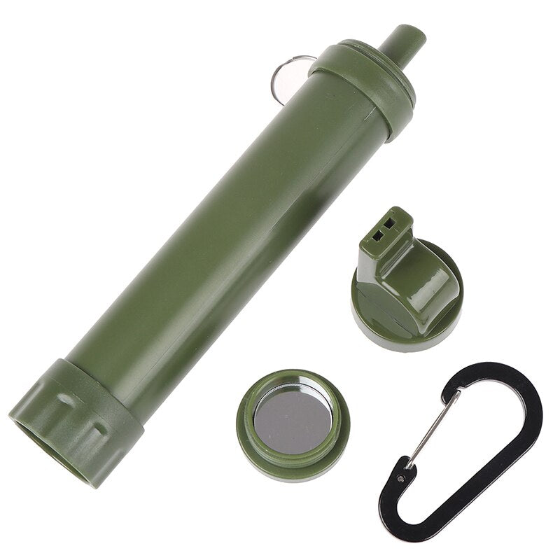 「lovevop」1pcs Portable Water Purifiers Outdoor Survival Filter Camping Hiking Emergency Elements