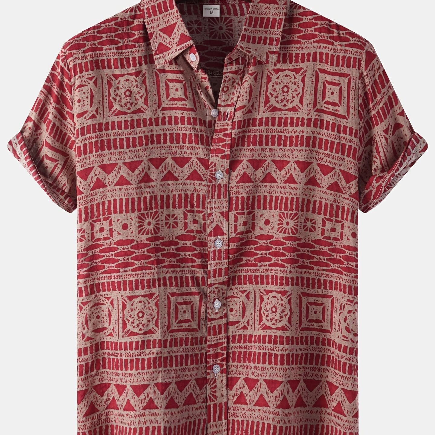 「lovevop」Men's Hawaiian Shirts Summer Floral Print Short Sleeve Button Down Shirt Tropical Holiday Beach Casual Tops