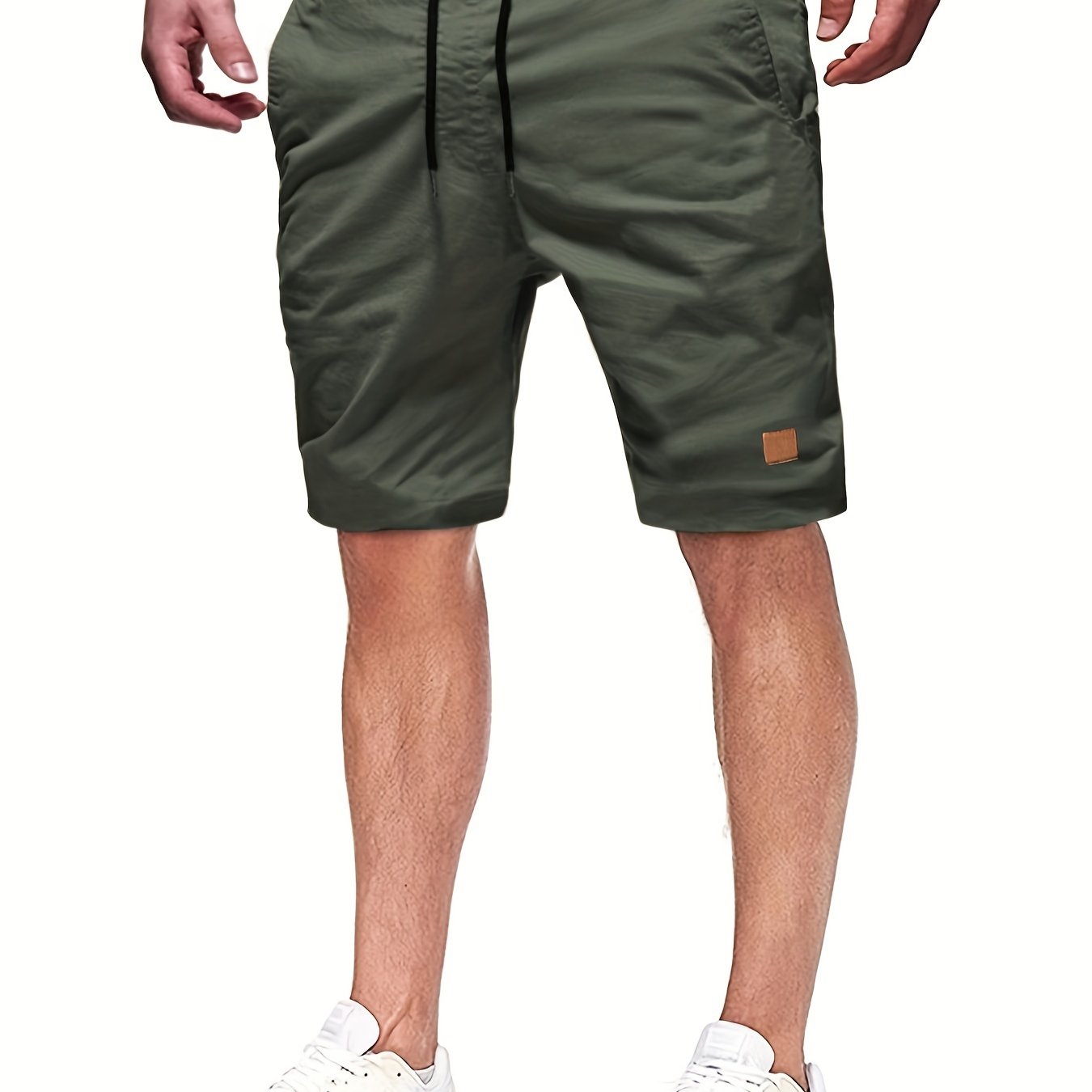 「lovevop」Men's Cut Off Drawstring Shorts