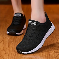 「lovevop」Women's Breathable Lace-up Casual Sneakers, Comfortable Walking Shoes, Sports Shoes, Running Shoes