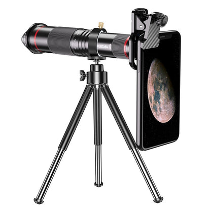 「lovevop」48x Super Telephoto Zoom Mobile Phone Lens Powerful Monocular Metal Telescope Mobile HD Telephoto Lens With Tripod For Camping