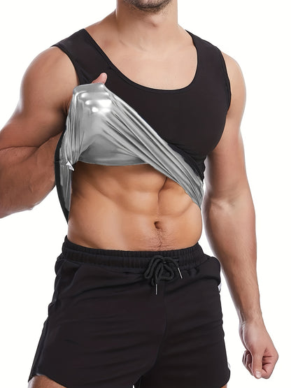 Buy 2 Get 1 Free, total of 3 Pack Mens Sweat Vests - Quick-Drying Zipper Closure, Four-Way Stretch Fabric, Streamlined Silhouette, Ergonomic Design, Moisture-Wicking Technology - Value Bundle for Multiple Workouts, Ideal for Gym, Running, Yoga, and Other