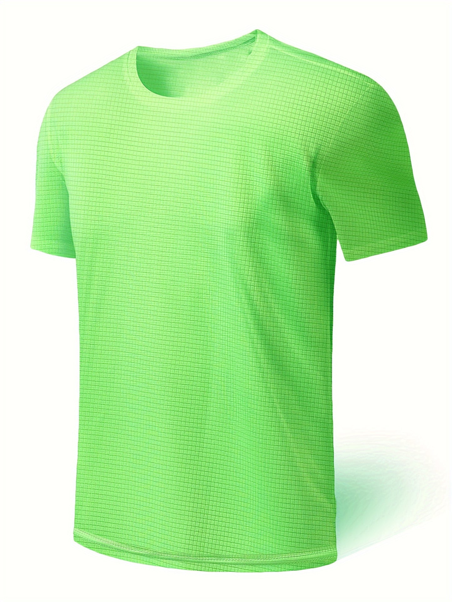 Quick-Drying Men's Activewear T-Shirt - Lightweight, Breathable, Stretchy - Perfect for Indoor and Outdoor Fitness