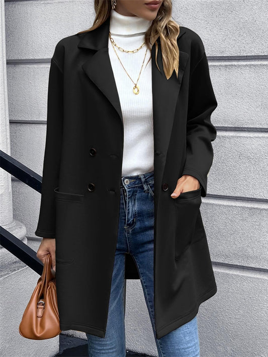 「lovevop」Women's Outwear Solid Button Ladies Blazer