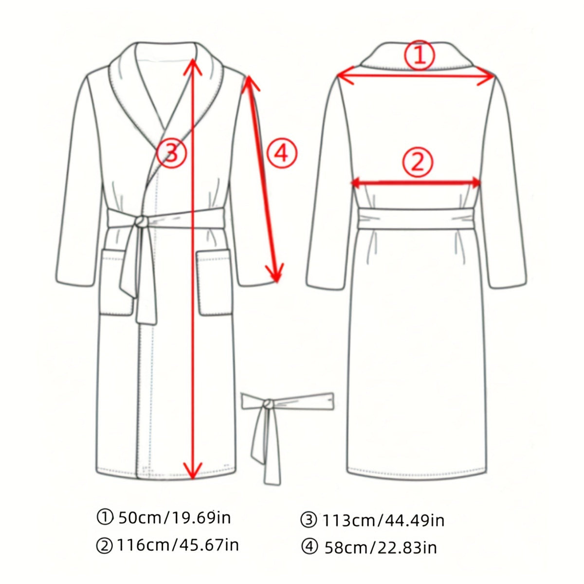 Ultra-Soft Coral Fleece Hooded Bathrobe - Absorbent, Cozy Loungewear For All Seasons, Perfect For Bathroom, Pool & Beach