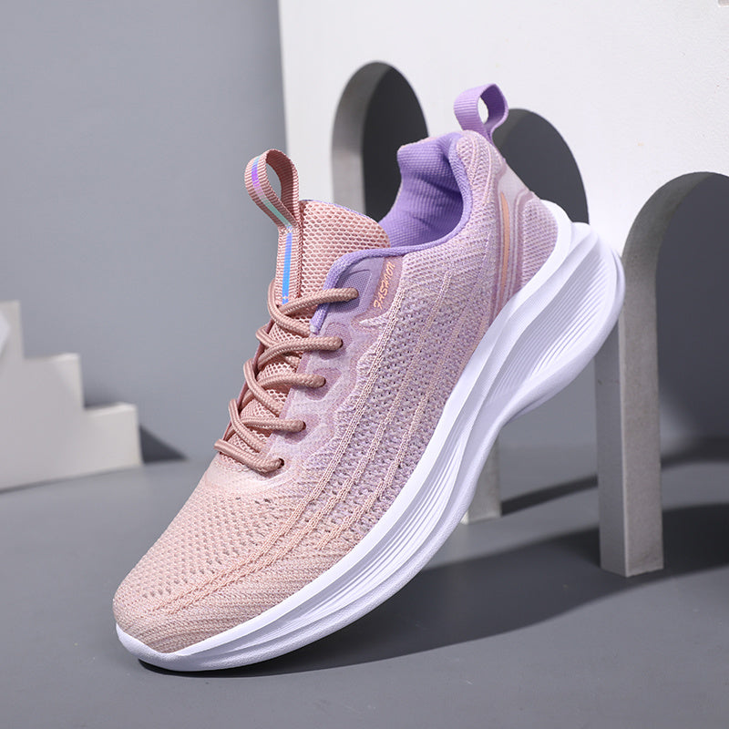 「lovevop」Women Lightweight Breathable Flying Weave Running Shoes