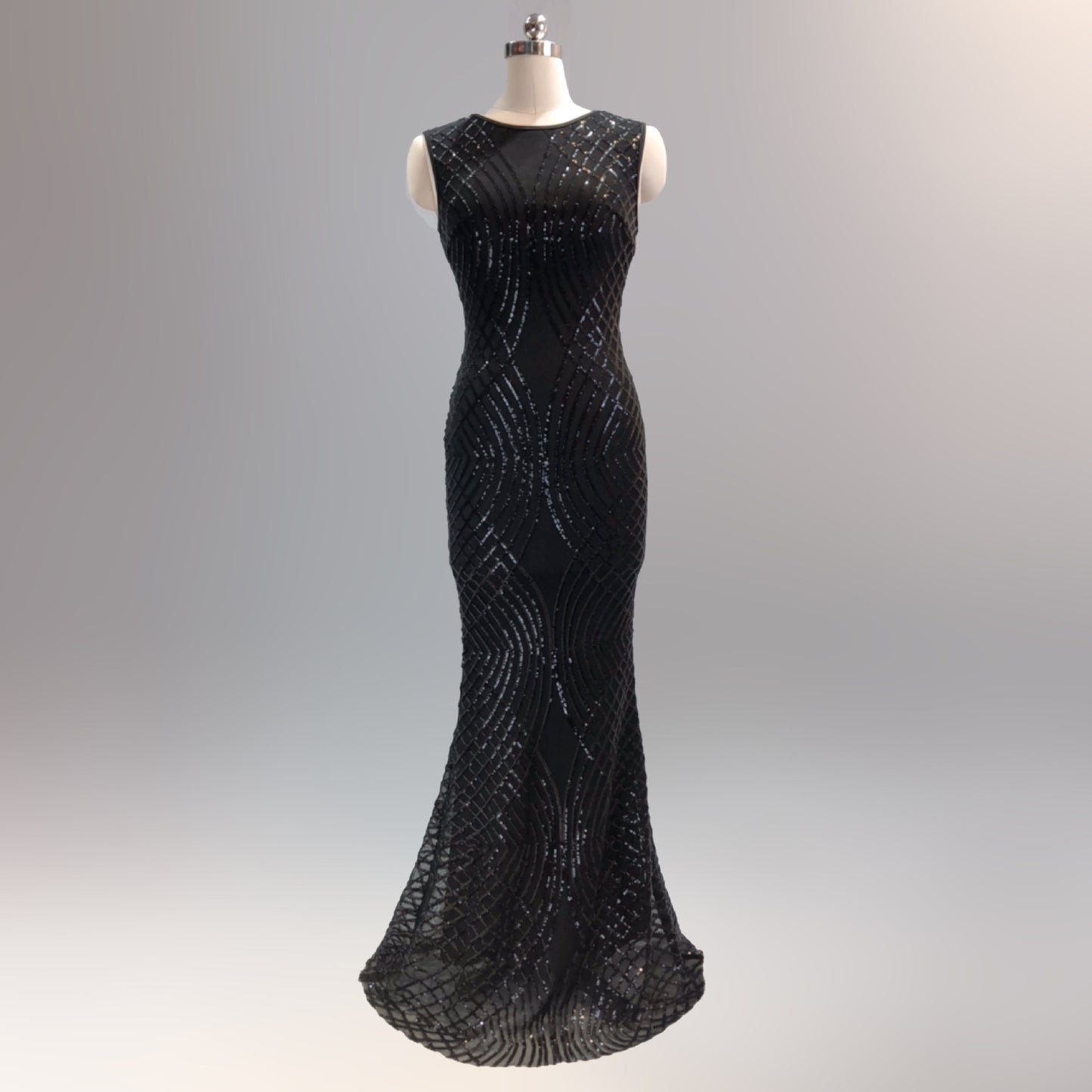 1587 #dress skirt women's new dignified atmosphere banquet slim and thin fishtail host evening dress long