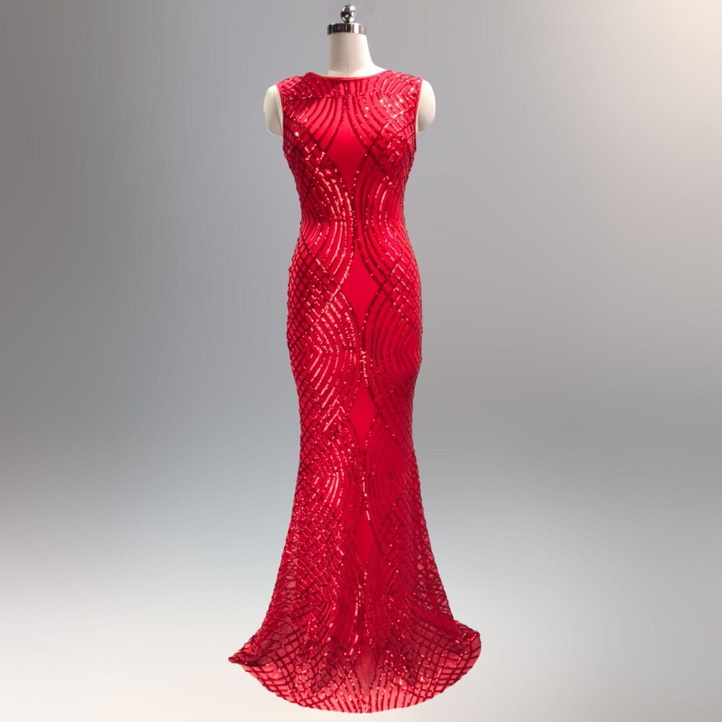 1587 #dress skirt women's new dignified atmosphere banquet slim and thin fishtail host evening dress long