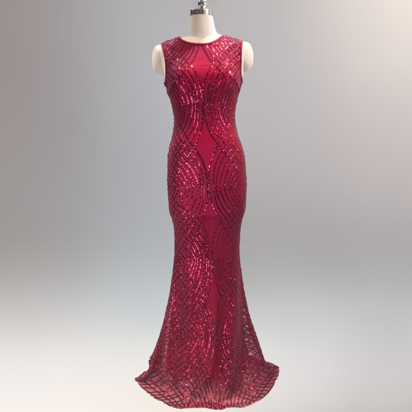 1587 #dress skirt women's new dignified atmosphere banquet slim and thin fishtail host evening dress long