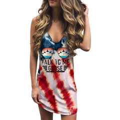 Women's Casual Sleeveless Summer Beach Vacation Tank Dress