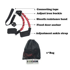 「lovevop」Booty Training Resistance Band Leg Hip Power Strengthen Pull Rope Belt System Cable Machine Gym Home Workout Fitness Equipment