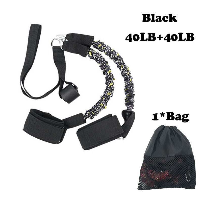「lovevop」Booty Training Resistance Band Leg Hip Power Strengthen Pull Rope Belt System Cable Machine Gym Home Workout Fitness Equipment
