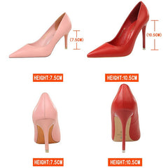 Back to college Shoes Women Pumps Fashion High Heels Shoes Black Pink White Shoes Women Wedding Shoes Ladies Stiletto Women Heels