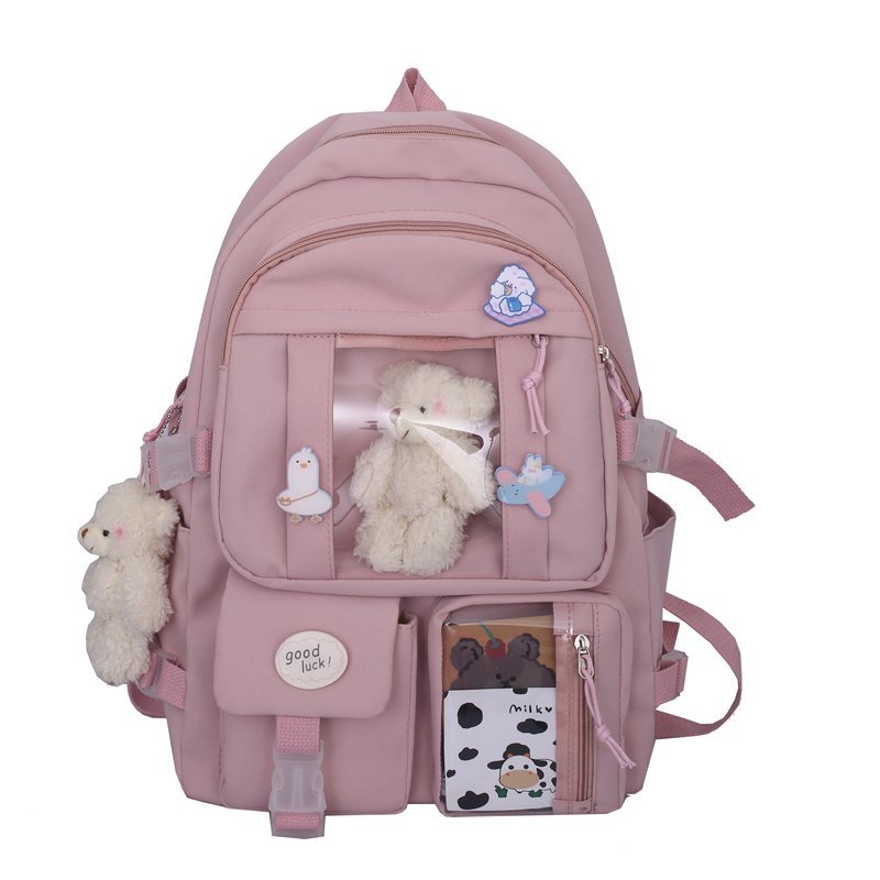 Back to college Japanese High School Girls Backpack School Bags For Teenage Girls Multi Pockets New Kawaii Backpack Women Harajuku Cute Mochila