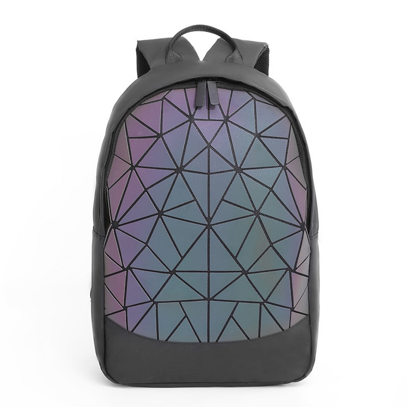 Back to college Luxury Backpack Women Bags Designer Geometric Luminous Backpacks For Women School Bags For Girls Rucksack Shoulder Backpack